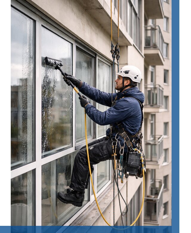 Мойка балконного остекления в Малгобеке от 3611 р. | ВЫСОТНИК-Млг