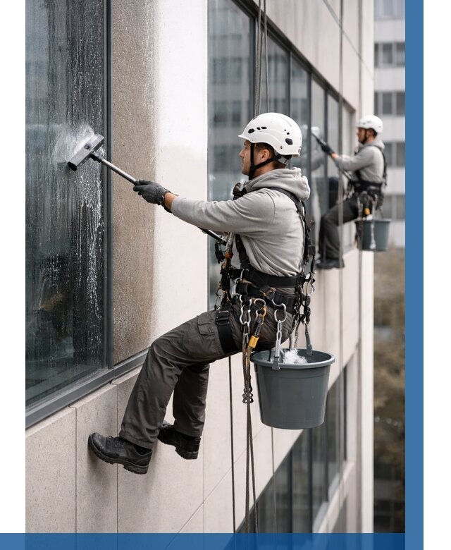 Мойка фасадов зданий в Малгобеке под ключ от 361 р. | ВЫСОТНИК-Млг