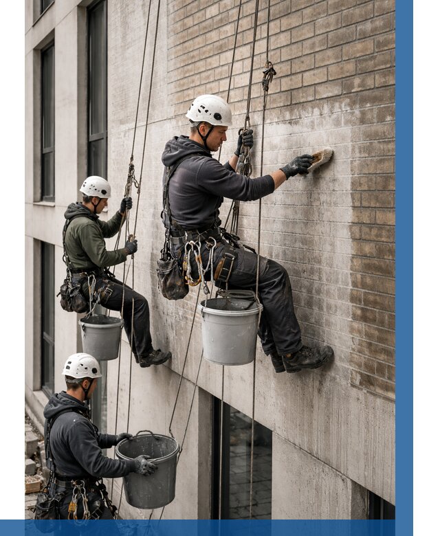 Удаление высолов с фасада в Малгобеке от 258 р. | ВЫСОТНИК-Млг