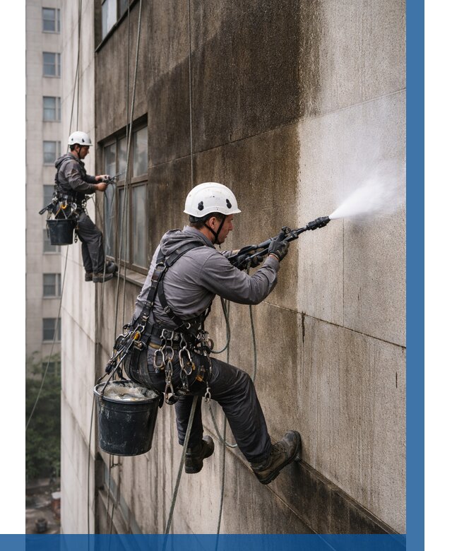 Очистка фасада от копоти в Малгобеке от 258 р. | ВЫСОТНИК-Млг