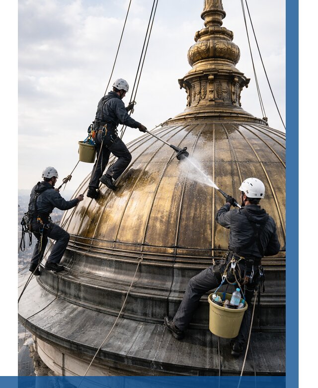 Мойка куполов и шпилей в Малгобеке от 8254 р. - заказать | ВЫСОТНИК-Млг