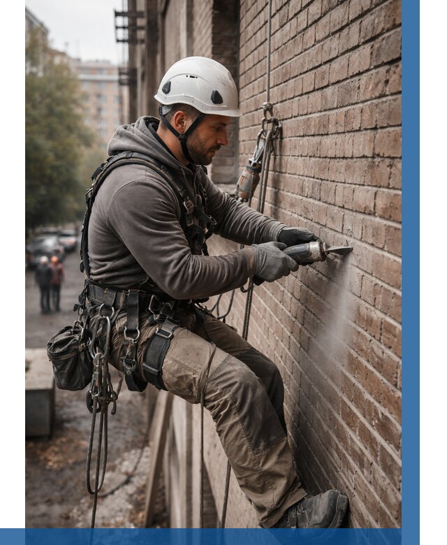 Расшивка кирпичных швов в Малгобеке от 619 р. | ВЫСОТНИК-Млг