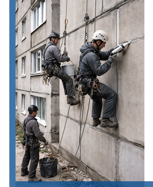 Герметизация межпанельных швов в Малгобеке с гарантией герметичности