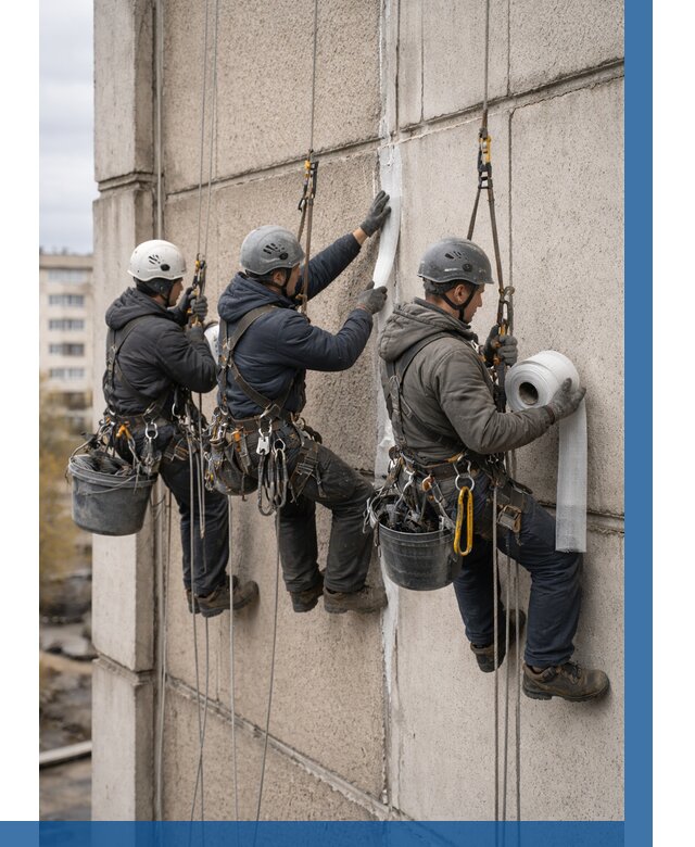 Ремонт межпанельных швов в Малгобеке от 774 р. | ВЫСОТНИК-Млг