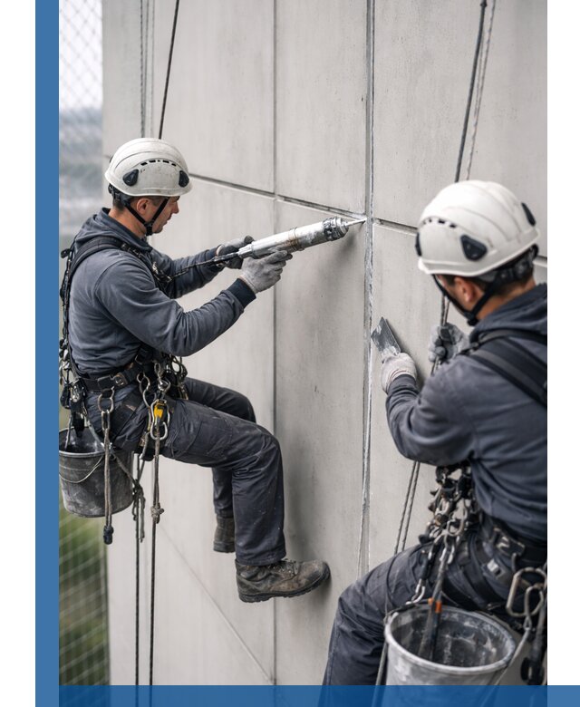 Первичная герметизация швов фасадов и кровель в Малгобеке