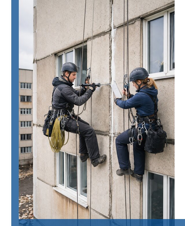 Герметизация межпанельных швов тёплым швом в Малгобеке