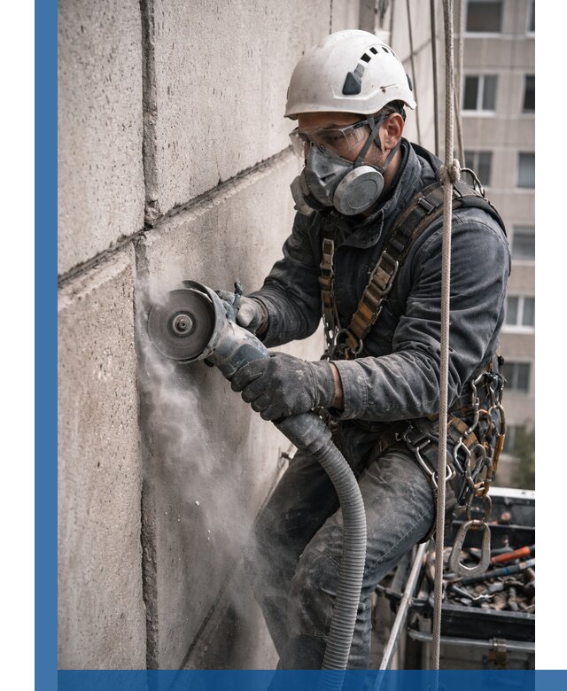 Штробление межпанельных швов в Малгобеке качественно и быстро