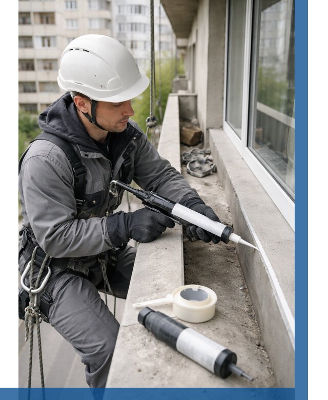 Герметизация швов лоджии в Малгобеке от 4643 р. | ВЫСОТНИК-Млг