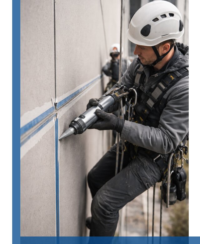 Герметизация стыков фасадных панелей в Малгобеке качественно и быстро