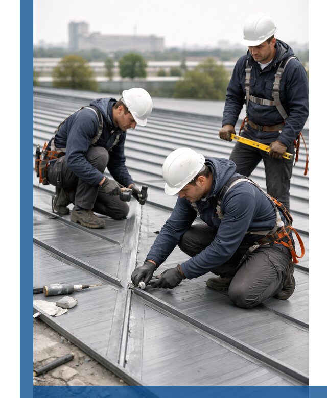 Ремонт фальцевой кровли в Малгобеке срочно и качественно