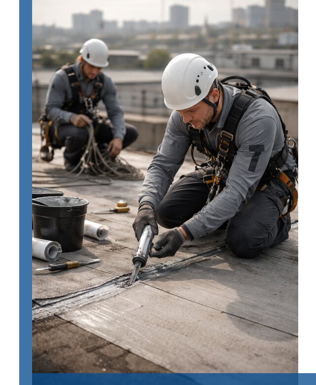 Аварийное и капитальное устранение протечек кровли в Малгобеке