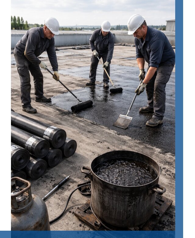 Гидроизоляция кровли мастикой в Малгобеке от 619 р. | ВЫСОТНИК-Млг