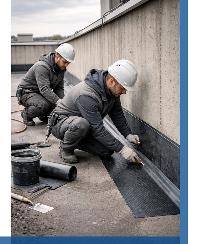 Гидроизоляция примыканий на кровле в Малгобеке от 929 р. | ВЫСОТНИК-Млг