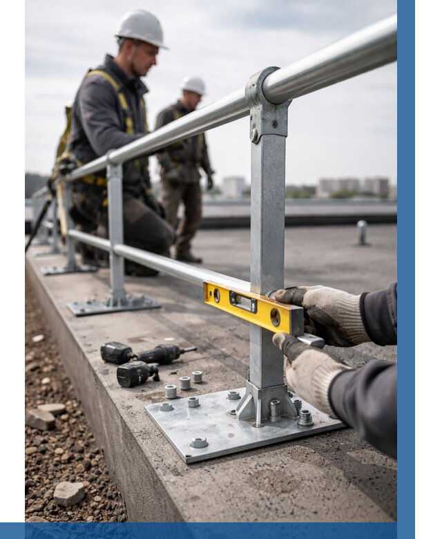 Монтаж кровельного ограждения в Малгобеке от 1238 р. | ВЫСОТНИК-Млг