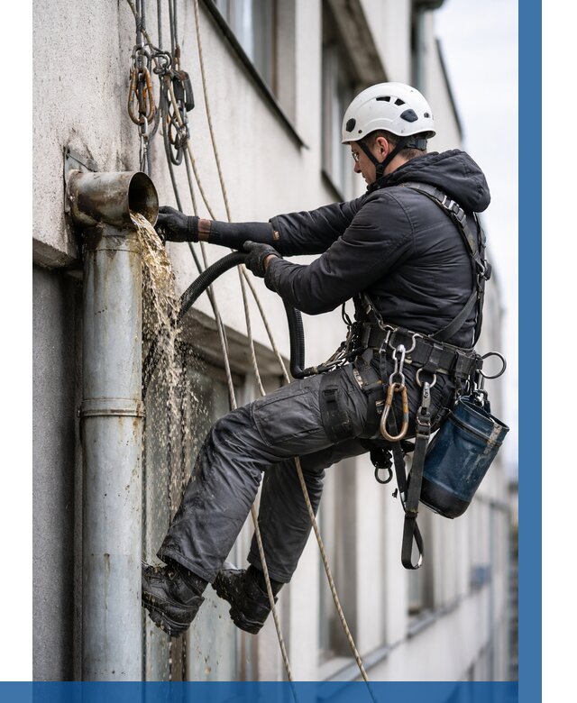 Прочистка водосточных труб в Малгобеке от 3611 р. | ВЫСОТНИК-Млг