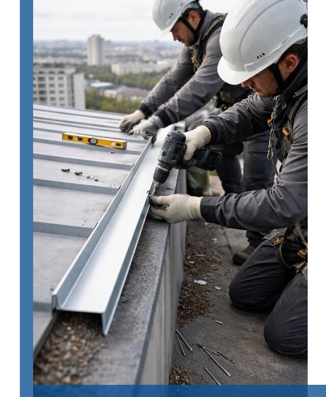 Монтаж капельника на кровле в Малгобеке с гарантией качества