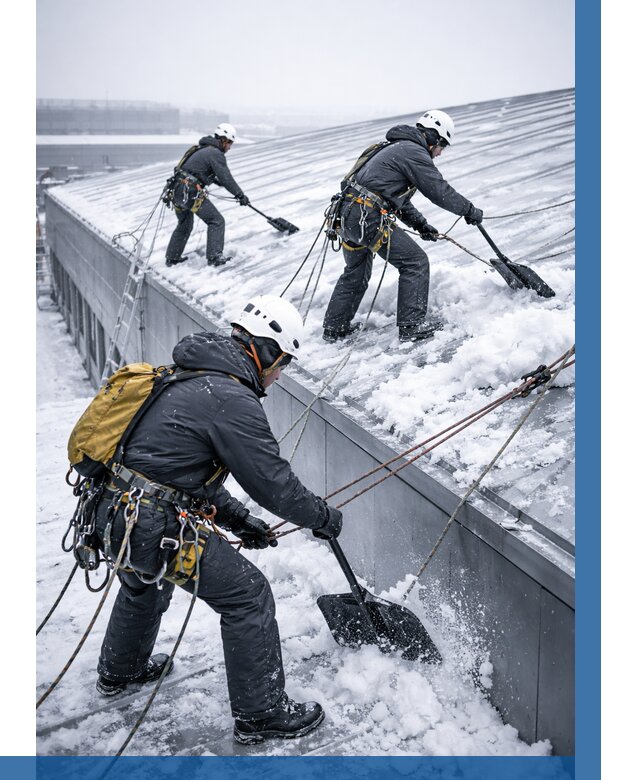 Очистка навесов от снега в Малгобеке от 4643 р. | ВЫСОТНИК-Млг