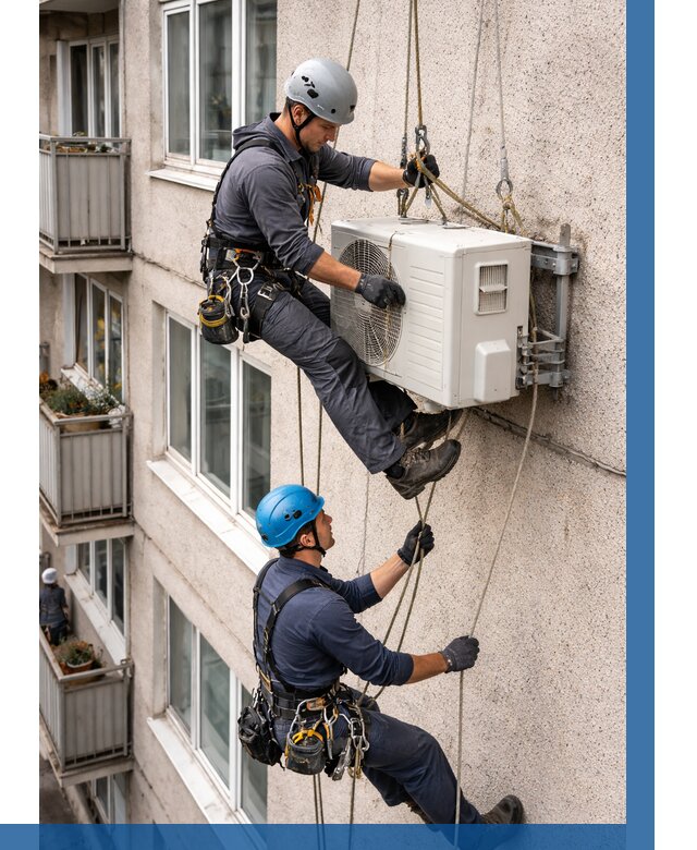 Перенос внешнего блока кондиционера в Малгобеке от 9286 р.| ВЫСОТНИК-Млг