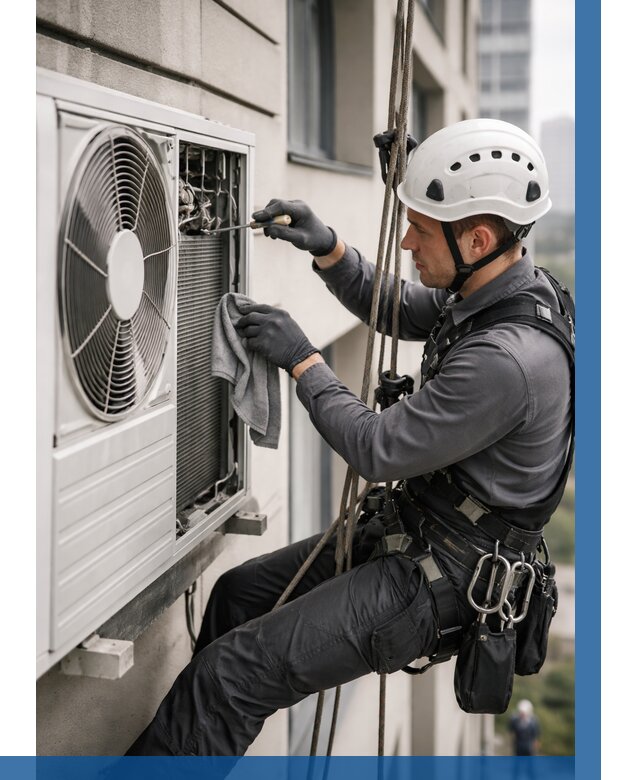 Обслуживание внешнего блока кондиционера в Малгобеке от 2786 р.ВЫСОТНИК-Млг