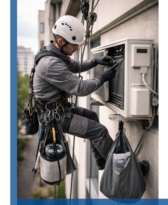 Обслуживание внешнего блока кондиционера в Малгобеке профессионально