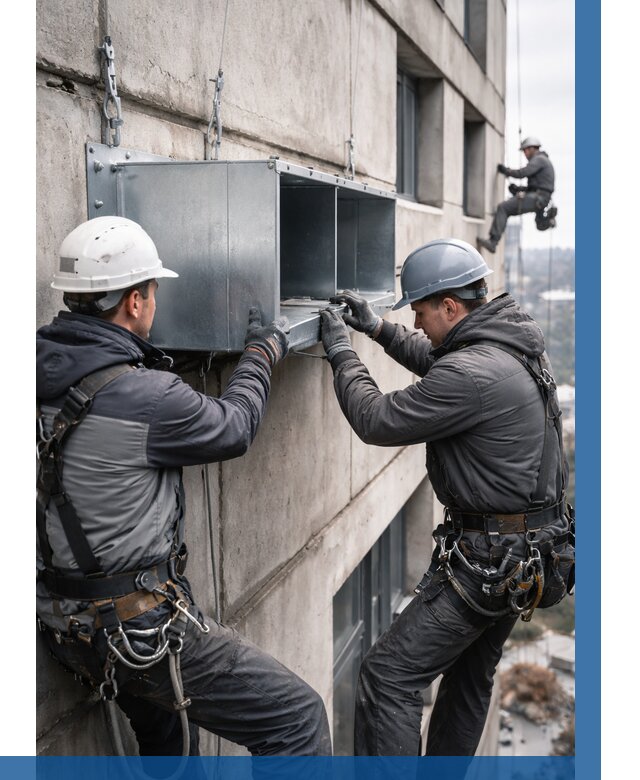 Монтаж вентиляционных коробов в Малгобеке от 3095 р. | ВЫСОТНИК-Млг