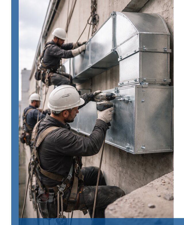 Профессиональный монтаж вентиляционных коробов в Малгобеке под ключ