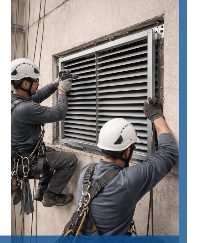 Монтаж вентиляционных решеток в Малгобеке от 4643 р. | ВЫСОТНИК-Млг