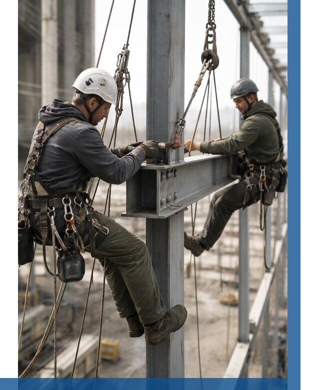 Монтаж металлоконструкций на высоте в Малгобеке от 3611 р. | ВЫСОТНИК-Млг