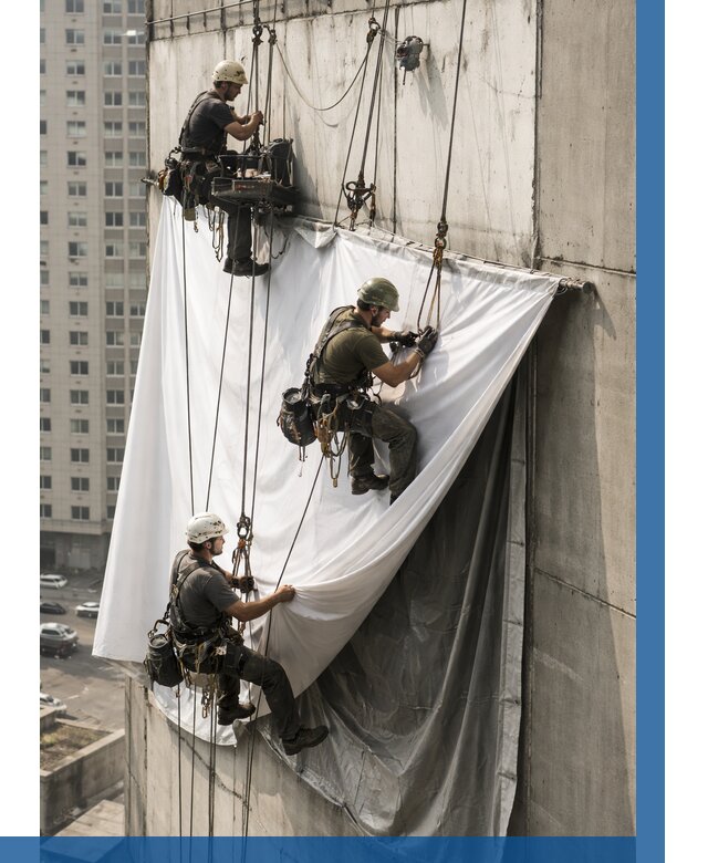 Замена баннерного полотна в Малгобеке от 6707 р. | ВЫСОТНИК-Млг—заказать