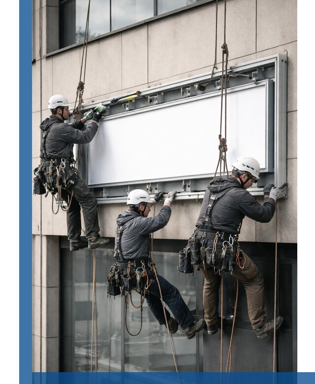 Профессиональный монтаж светового короба под ключ в Малгобеке