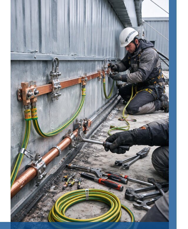 Монтаж заземления здания в Малгобеке от 25795 р. | ВЫСОТНИК-Млг