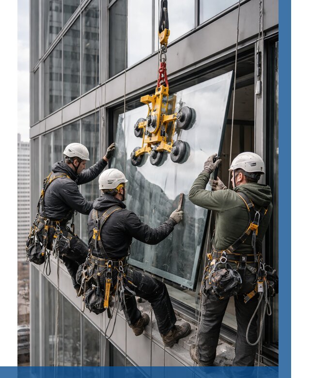 Фасадное остекление зданий под ключ в Малгобеке от 10318 р. | ВЫСОТНИК-Млг