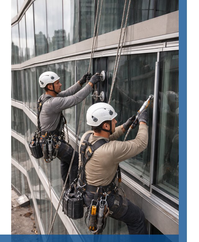 Радиусное остекление фасада в Малгобеке от 12382 р. | ВЫСОТНИК-Млг