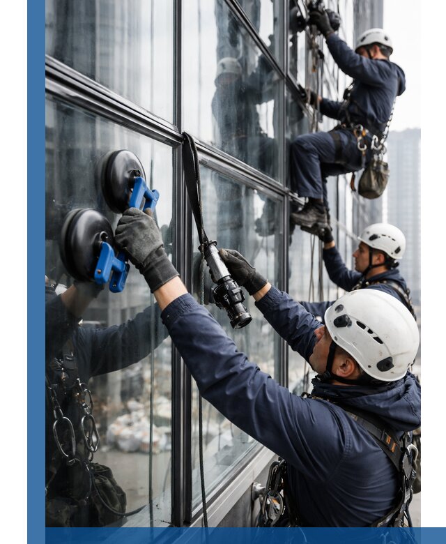 Радиусное остекление фасадов под ключ в Малгобеке с гарантиями