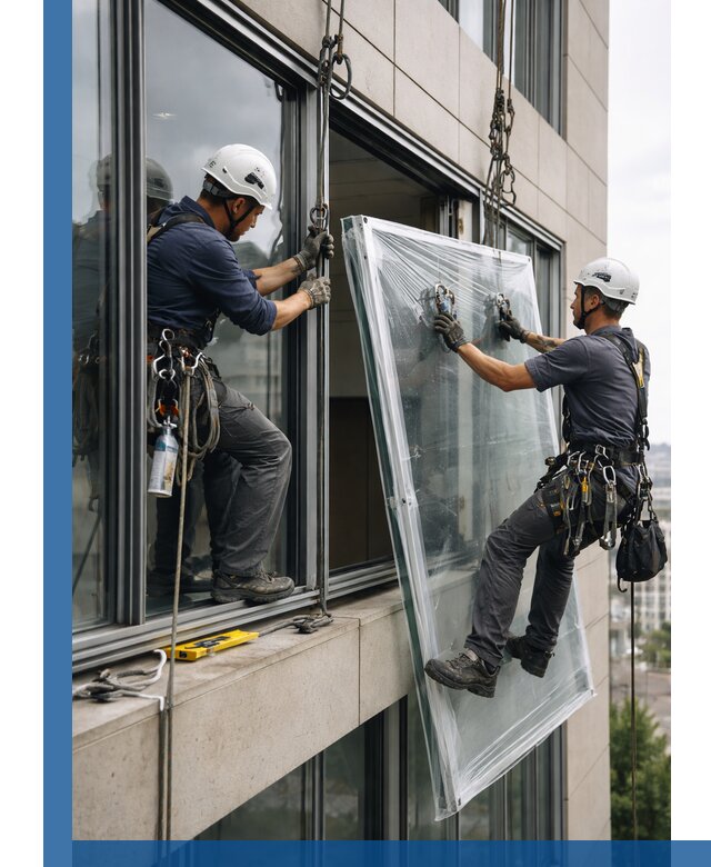 Профессиональная замена стекла в витраже в Малгобеке с гарантией