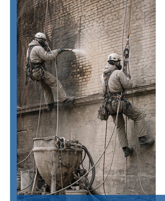 Пескоструйная очистка фасадов в Малгобеке профессионально