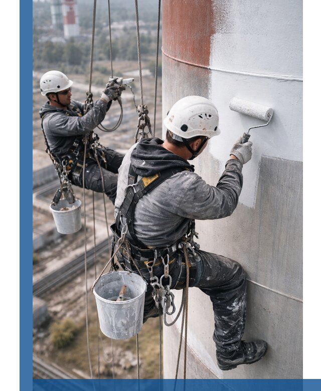 Покраска дымовых труб в Малгобеке: антикоррозийная защита и восстановление