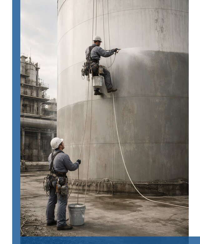 Покраска стальных резервуаров и емкостей в Малгобеке профессионально