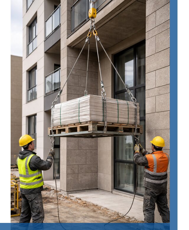 Подъем керамогранита на этаж в Малгобеке от 3611 р. | ВЫСОТНИК-Млг