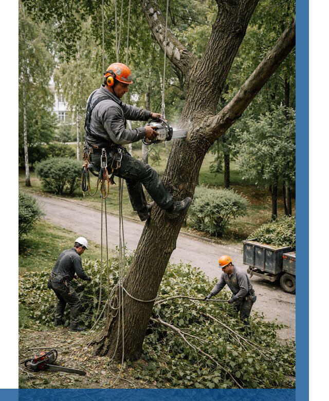 Кронирование деревьев в Малгобеке от 6707 р. | ВЫСОТНИК-Млг