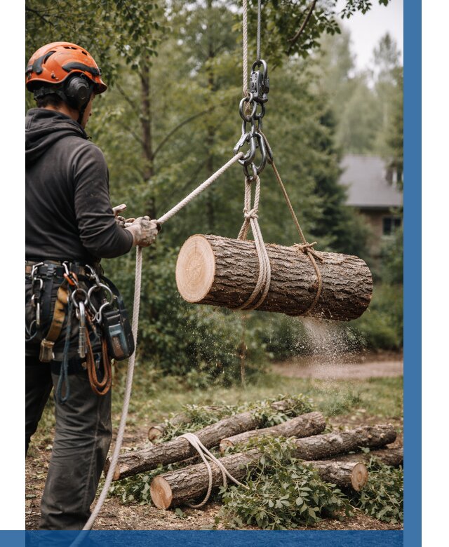 Валка деревьев частями в Малгобеке от 7739 р. | ВЫСОТНИК-Млг