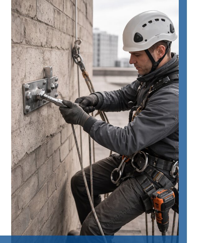 Установка анкерных точек в Малгобеке от 3611 р. | ВЫСОТНИК-Млг